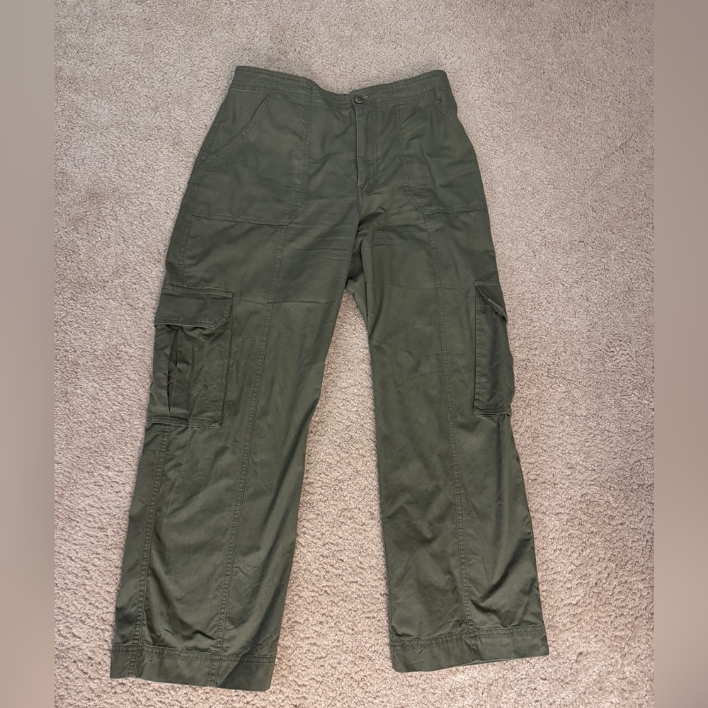 Abercrombie Relaxed Olive Cargo Pant 30/10S